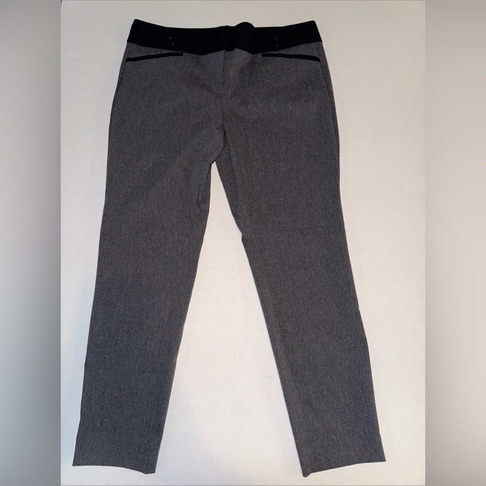 The Limited Grey and Black Slim Dress Pants